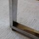 Table basse verre fumé 70's