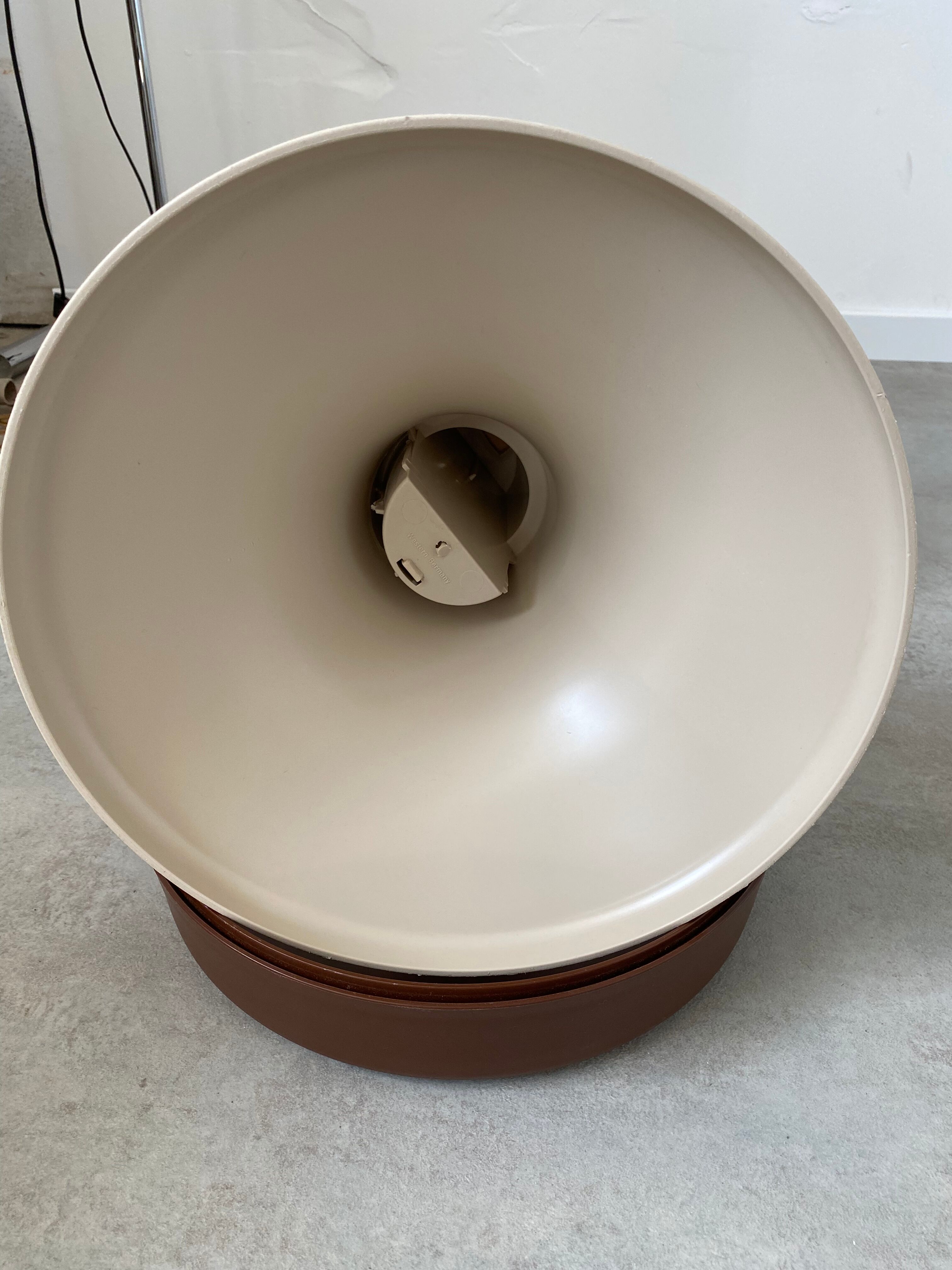 Old vintage plastic tulip stool 1970