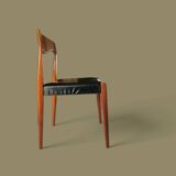 Set of 5 Niels Otto Moller style chairs