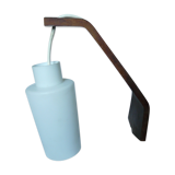 Wall light vintage philips wood and opaline