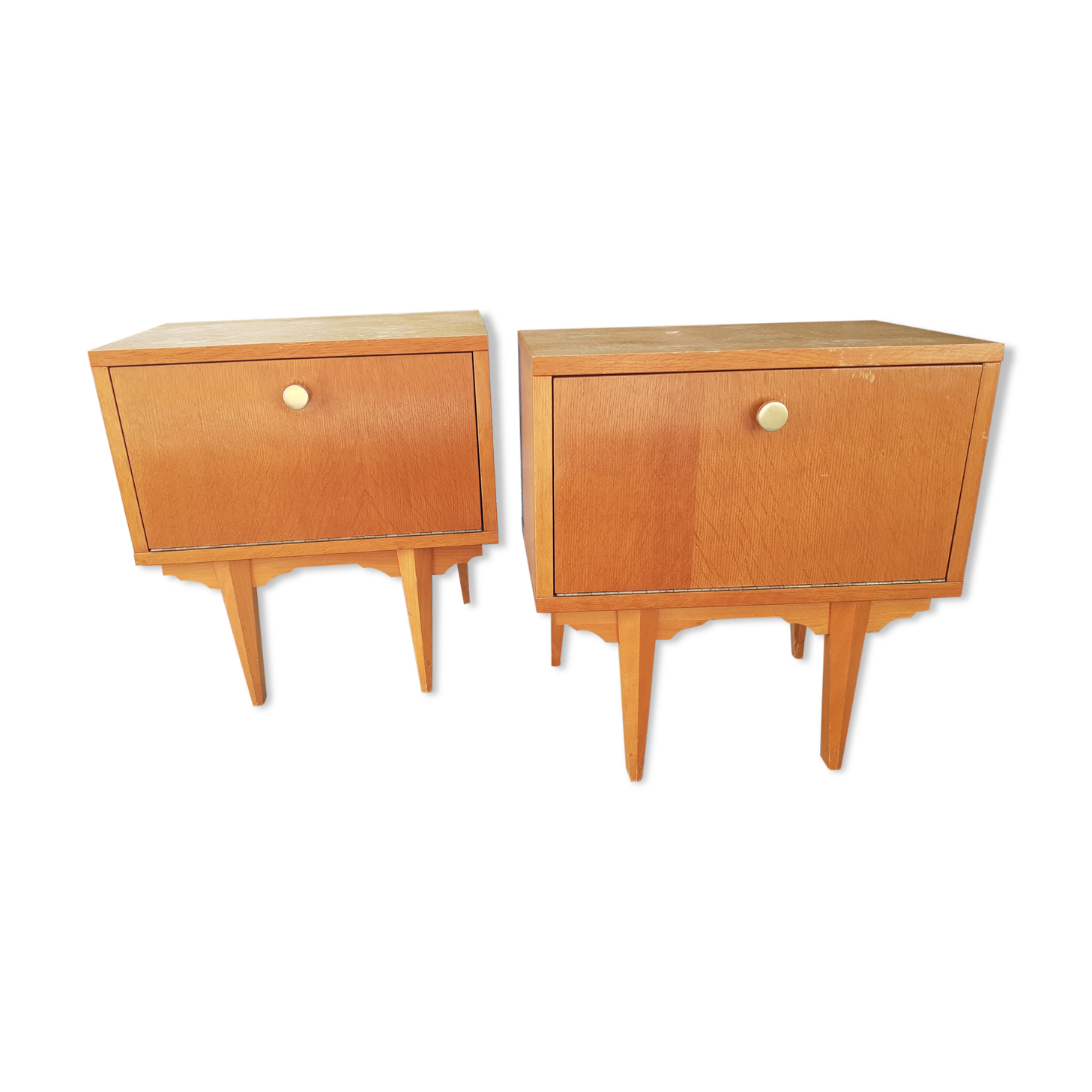 Pair of vintage bedside tables