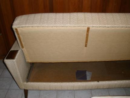 Sofa design club Architectural daybed cliclac 50/60s Danish vintage