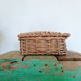 Vintage rattan trunk