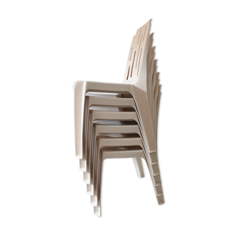 Samba garden chairs by Pierre Paulin for the Henry Massonnet line