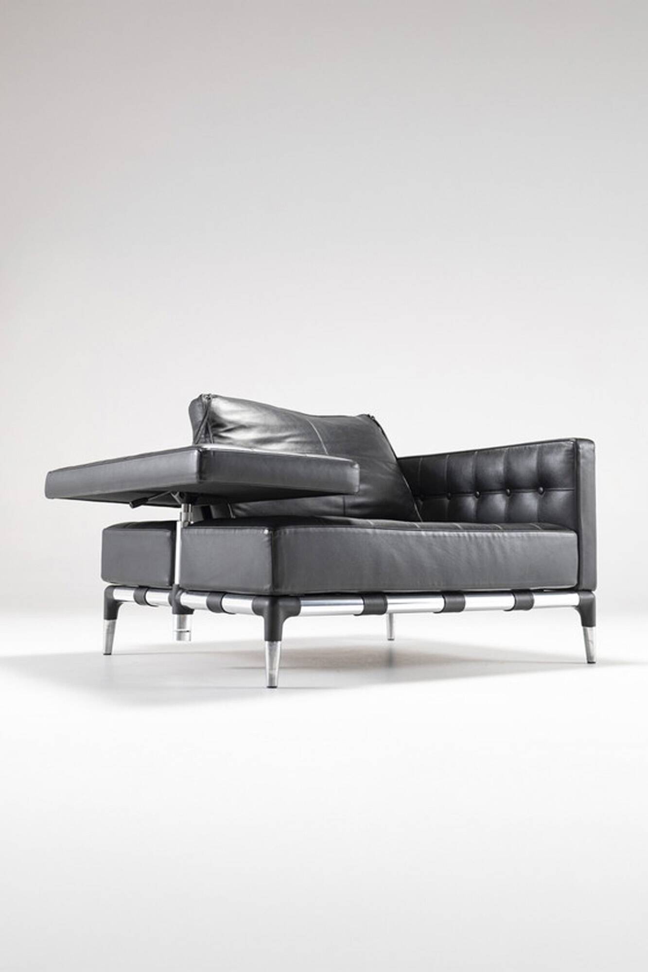 "Prive" Leather Set by Phillippe Starck for Cassina, Italy,2010s