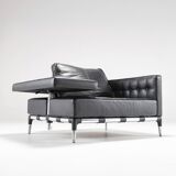 "Prive" Leather Set by Phillippe Starck for Cassina, Italy,2010s