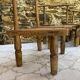 Ancient Baoulé African chairs in carved wood, Wabi-Sabi.