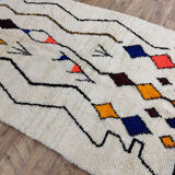 Handmade moroccan berber carpet 228x 149 cm