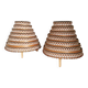 Pair of Scandinavian bedside lamps