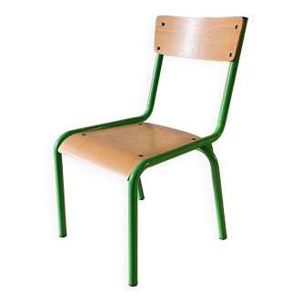 CHAISE d'Ecole pour KIDS Verte VINTAGE