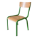CHAISE d'Ecole pour KIDS Verte VINTAGE
