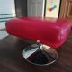XXL Set Red Leather House - sofa, armchair and 2 poufs