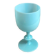Cup or large glass in blue opaline from Portieux