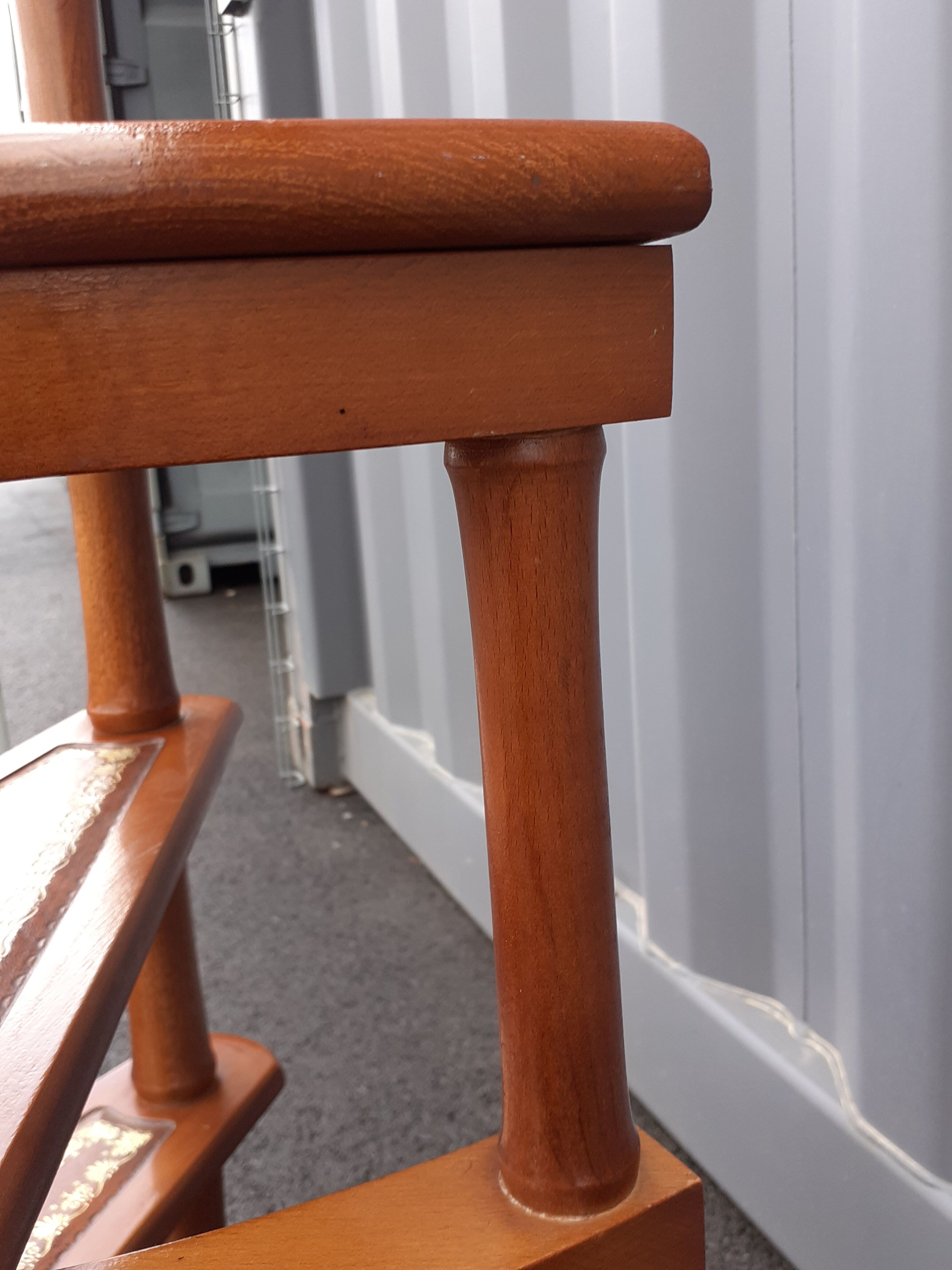 Ancient library staircase