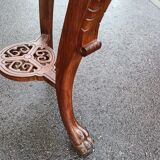 Old side table harness marble top