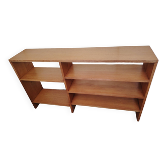 Solid oak bookcase