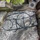 Black wrought iron plant holder 60