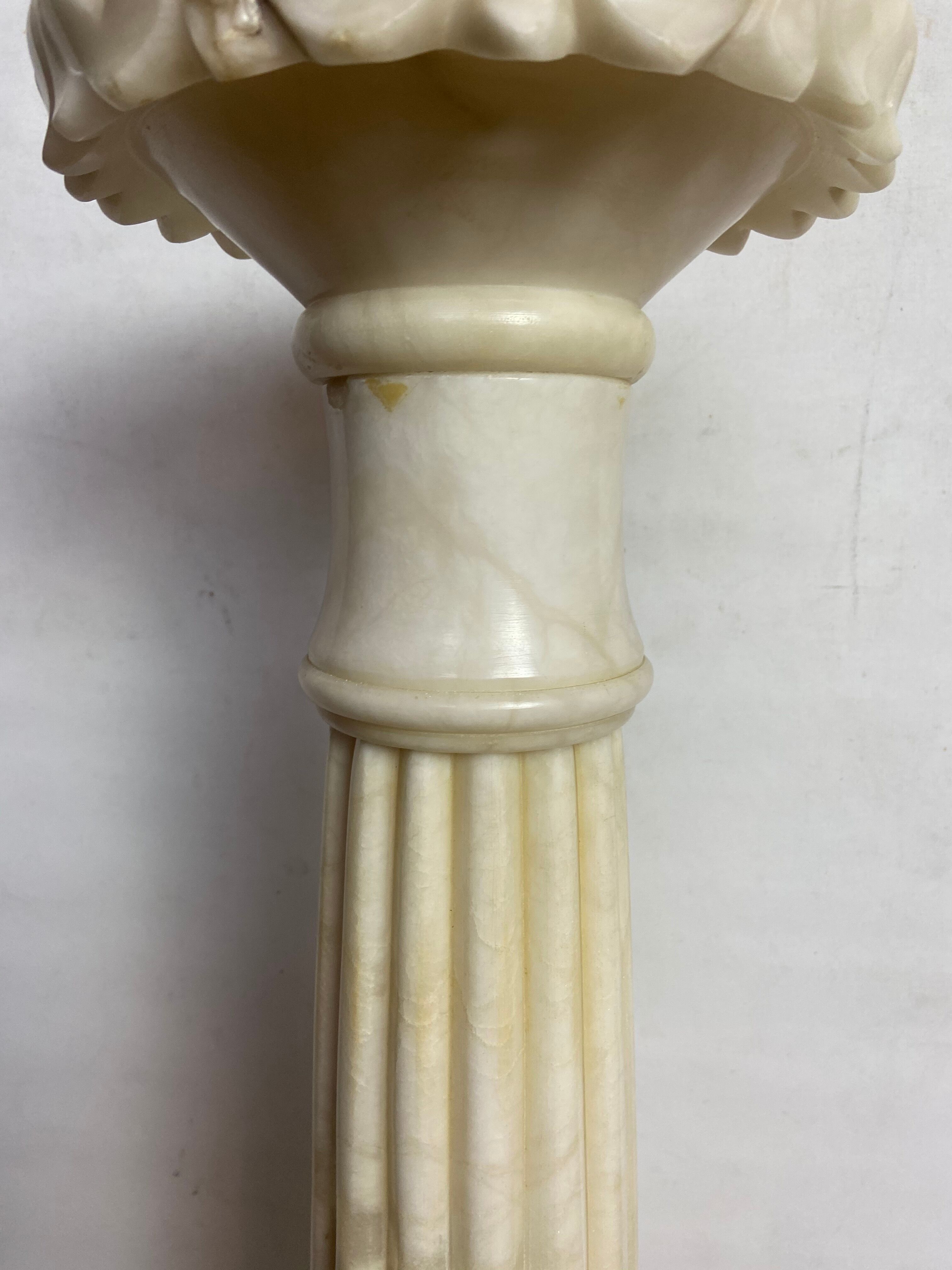 Alabaster column