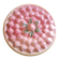 Vintage dessert plate in glazed ceramic with strawberry design, 1950s-1970s.