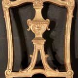 Pair of gilded wooden chairs
