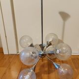 Vintage sputnik chandelier 70'S , 8 lights