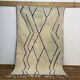 Tapis en laine pure fait main traditionnelle taille 150 x 250 cm