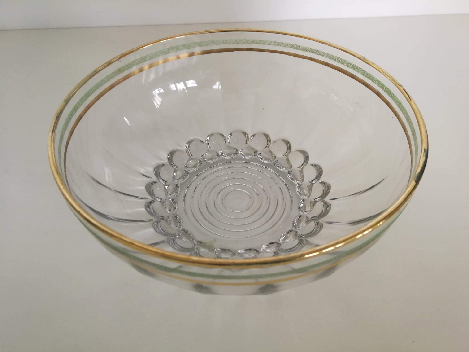 Vintage fruit salad service