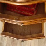 Small walnut bedside table in Louis XV style.