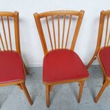 4 vintage bistro chairs Baumann
