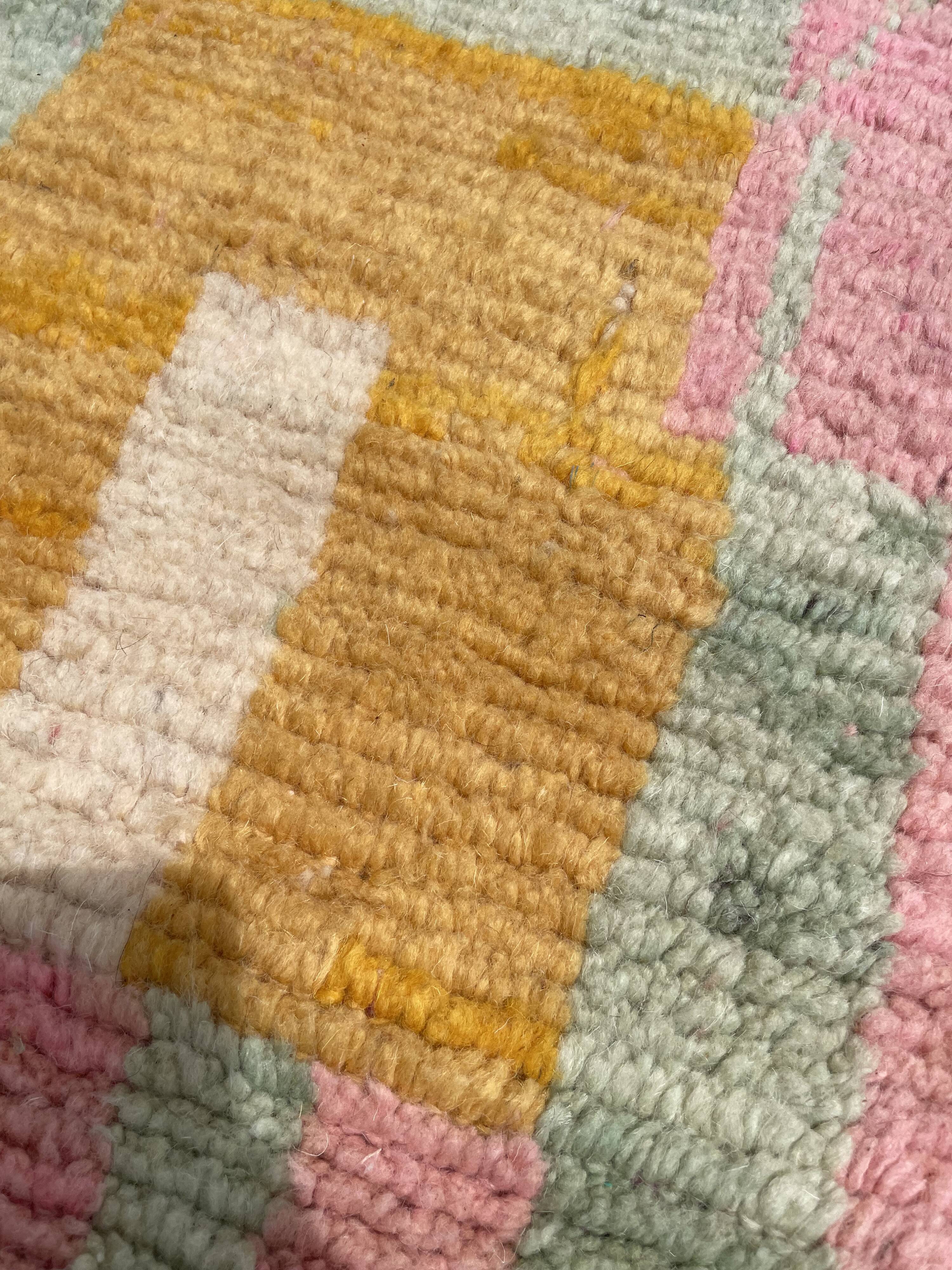 Colorful rugs berbere boujad