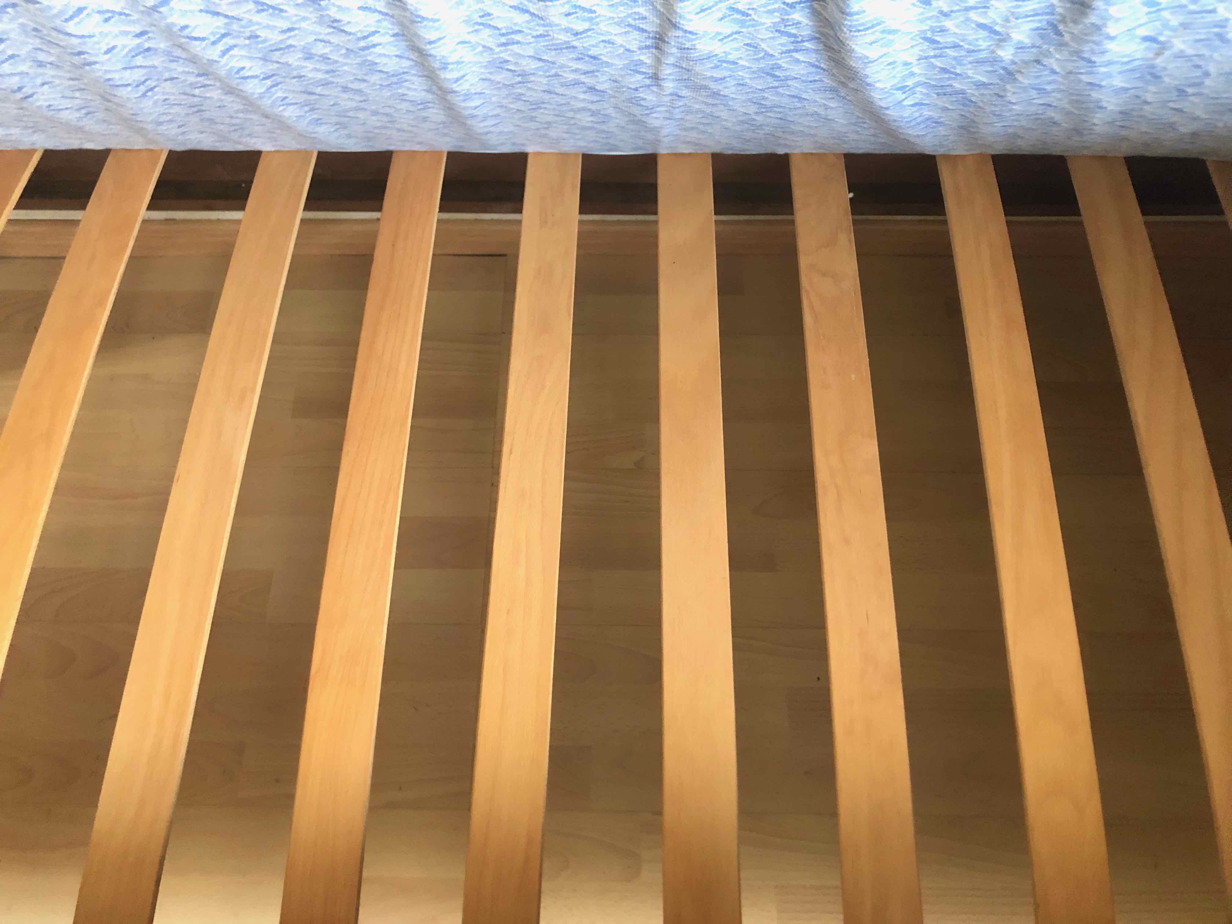 Solid cherry boat bed