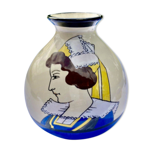 Vase boule art deco céramique - quimper
