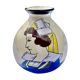 Vase ball art deco ceramic HB QUIMPER Prior to 1942 - decoration 524 - N°2