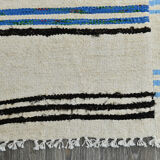 5x10 neutral textured vintage hemp rug, 168x304cm