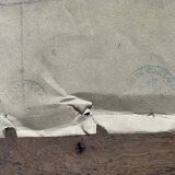 19th century Parisian salon, large original framed drawing