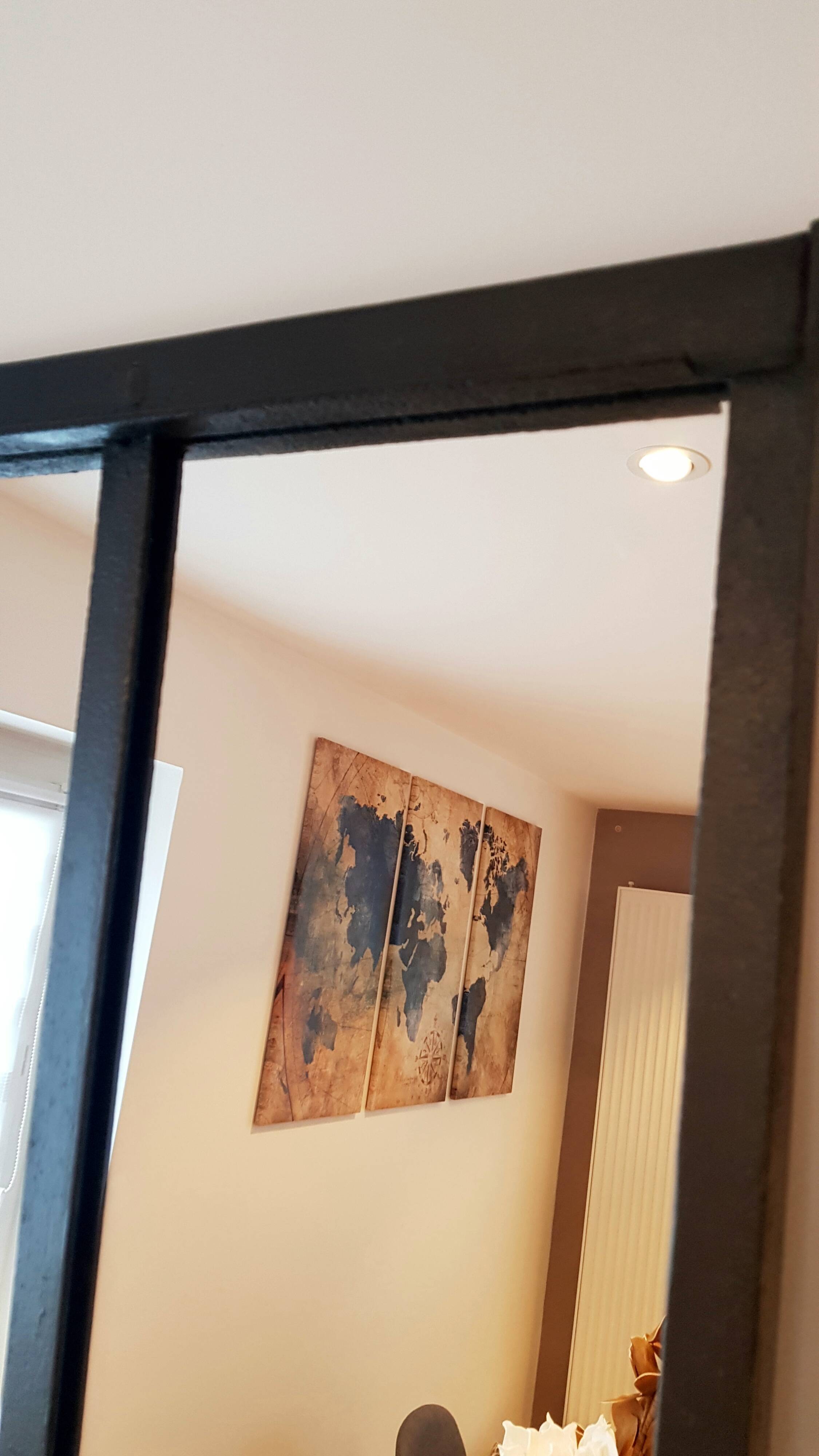 1930s workshop canopy mirror