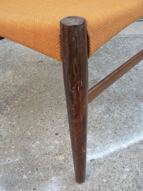 Chaise scandinave en palissandre