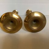 Pair of brass candlesticks