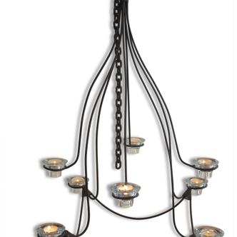 Wrought iron chandelier