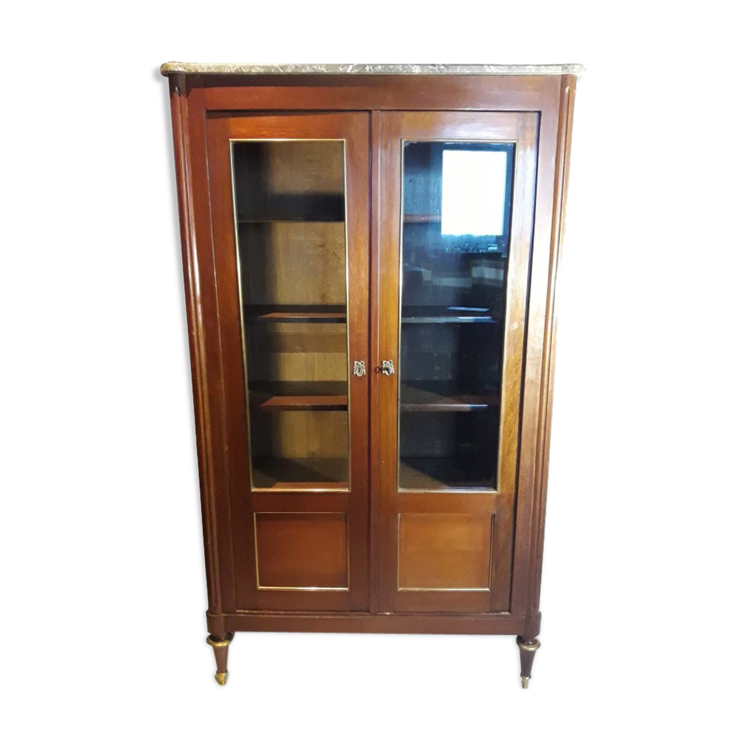 Library showcase Style Louis XVI mahogany XX