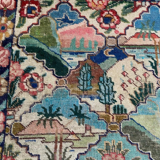 Vintage decorative carpet Mahal 129x79cm