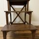 Library step ladder in oak