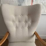 Danish wing chair, by Alfred Christensen para Slagelse Møbelværk, 1950