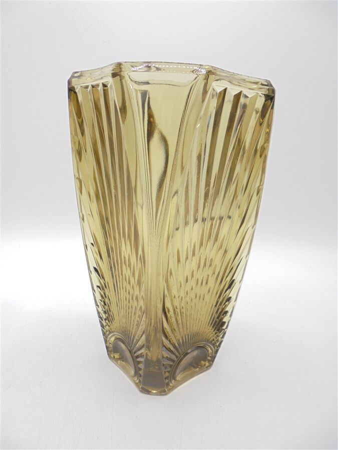 Smoked glass vase