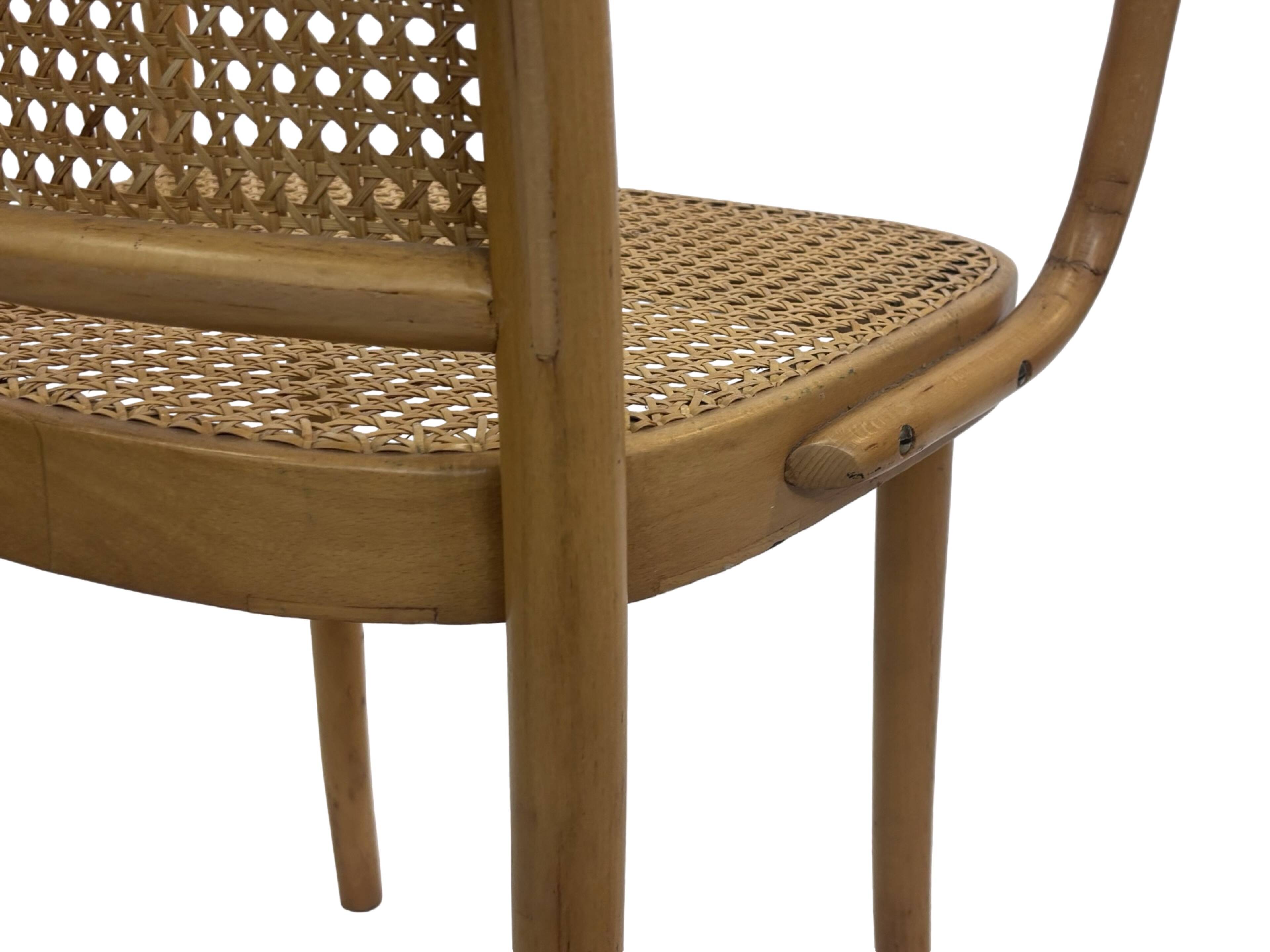 Chaise vintage modèle 811 / Chaise de Prague par Josef Hoffmann pour Ligna FMG 1950