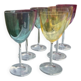 Verres à vin en véritable cristallin