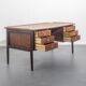 Bureau scandinave, teck, vintage, restauré