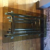 Coffee table 1970 chrome metal