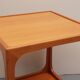 Table d'appoint cube des années 1960 en merisier, Wilhelm Renz