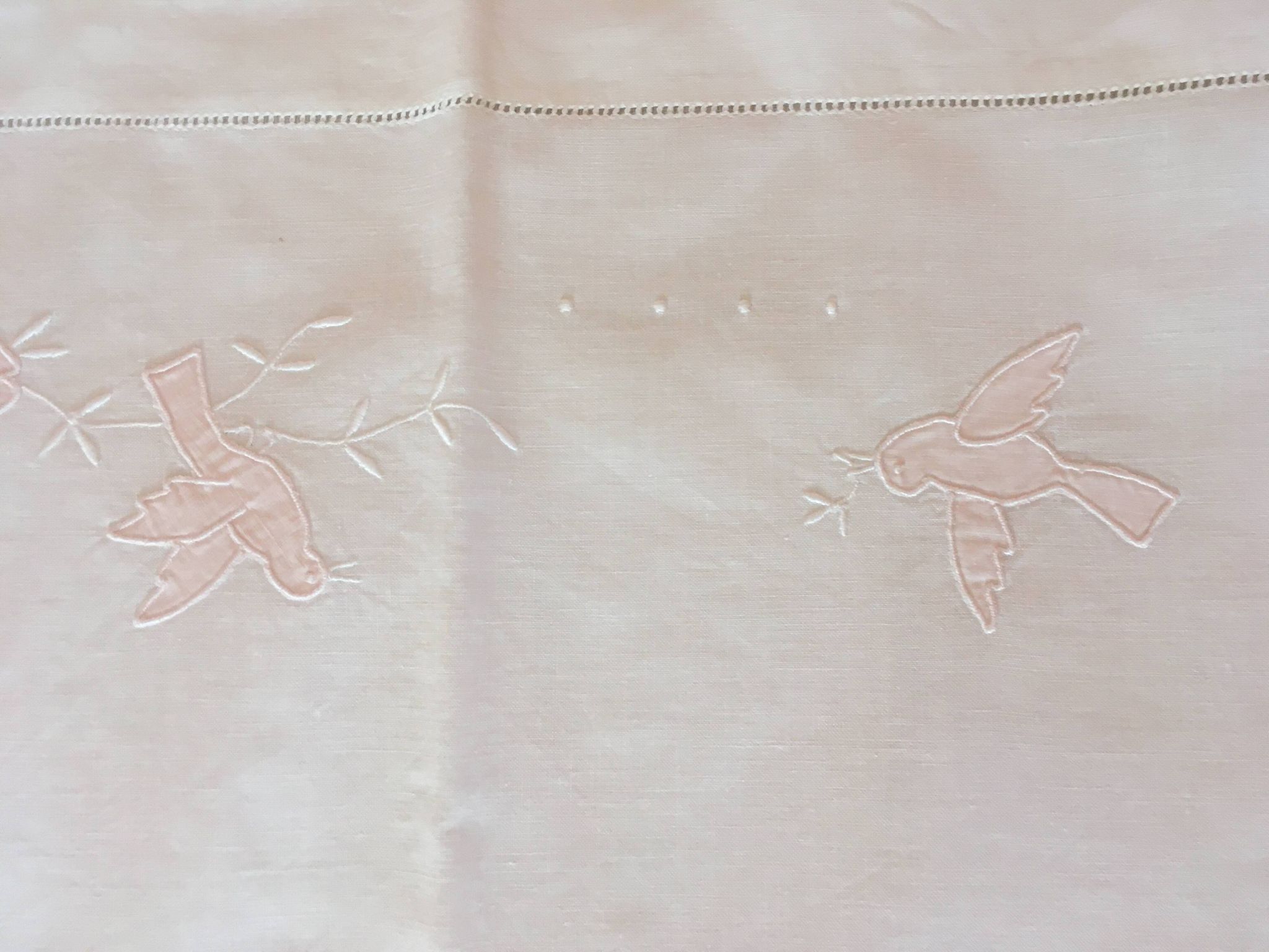 Vintage baby sheet.